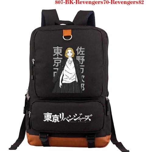 Tokyo Revengers Backpack Cartoon Teenage Cosplay Large Capacity Travel Bag Boys Girls School Bag Anime Tokyo Revengers Schoolbag