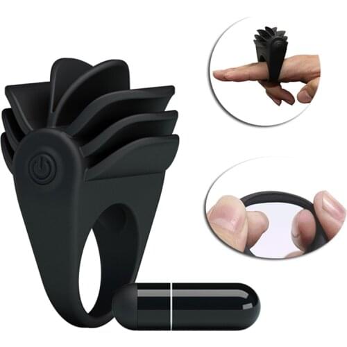 Silicone Sexy Penis Clitoris Ring Vibrator for Men Delay Premature Ejaculation Cock Ring for Woman Clitoris Stimulation Orgasm