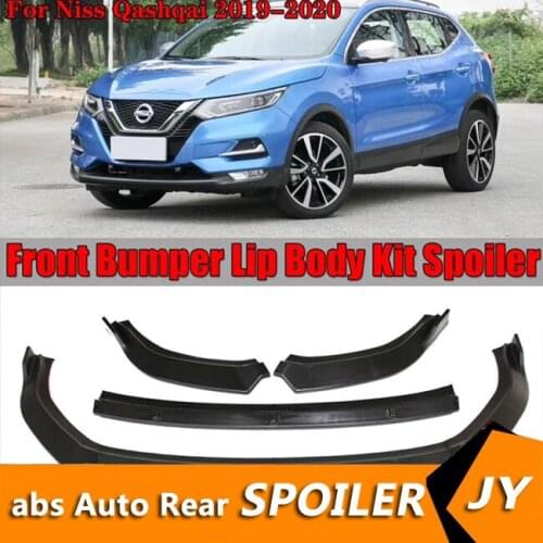 For Nissan Qashqa Body kit spoiler 2019-2020 Qashqa ABS Rear lip rear spoiler front Bumper Diffuser Bumpers Protector