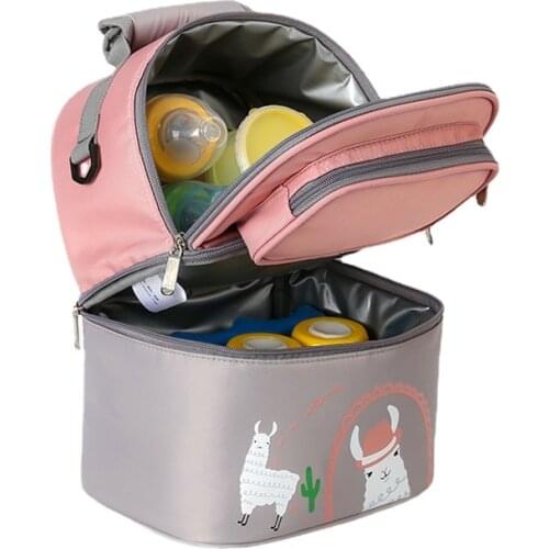 Mommy bag multifunctional breast milk fresh-keeping refrigerated ice pack large-capacity mother travel bag waterproof bag