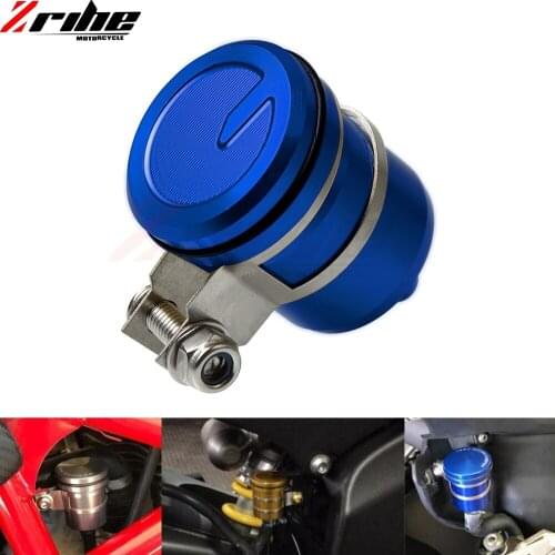 Universal Motorcycle Brake Fluid Reservoir Clutch Tank Oil Fluid Cup For SUZUKI GSR400 GSR600 GSR750 B-KING1300 GSX1400 GSF650