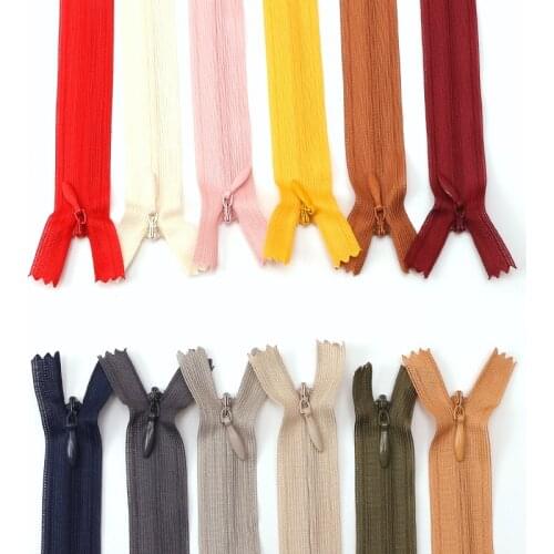 10Pcs/lot High Quality Retail Colorful Nylon Coil Zippers Tailor Garment Sewing fabric Handcraft DIY Accessories 20cm Length