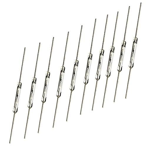 10pcs N/O Reed switch Magnetic Switch 2 * 14mm Normally Open Magnetic Induction switch For Arduino