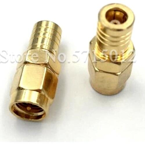 2pcs RF Coaxial Connector Adaptor SMAJ/SMBK Male Head Turn to SMB Famale Head Socket Converter 50 Ohm