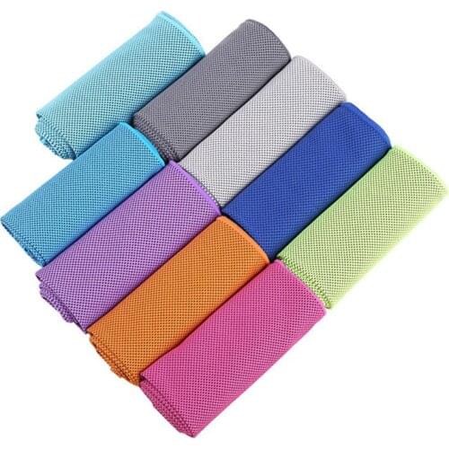 30x100cm Summer Ice Towels for Men Women A/B Side Quick-drying Cooling Towel Gym Yoga Sports Running Sweat-absorbent Toallas