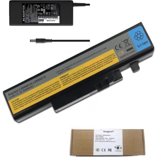 4400mAh L09N6D16 L09S6D16 Laptop Battery +20V 4.5A AC Charger for Lenovo L10L6Y01 L10N6Y01 L10S6Y01 IdeaPad Y460 Y560 B560 Y560A