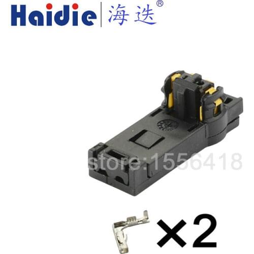5sets 2pin Auto plastic unsealed plug electric wiring harness female connector