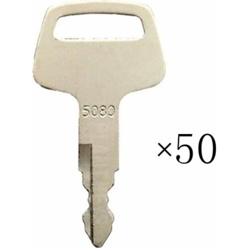 50pc key 5080 For IHI Marooka Excavator Heavy Equipment Ignition Key 069027029