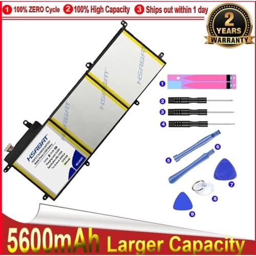 HSABAT 0 Cycle 5600mAh C31N1428 Battery for ASUS Zenbook UX305L UX305LA UX305UA 3ICP5/91/91 Replacement Accumulator