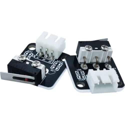 Printer Limit Switch Accessory X/Y/Z Axis End Stop Limit Switch, 3 Pin N/O N/C Control Easy to Use Micro Switch for CR-10 Series