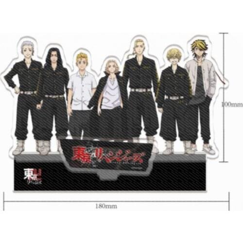 Anime Tokyo Revengers Sano Manjirō Hanagaki Takemichi Acrylic Stand Figure Model Plate Desktop Decor Accessories Cosplay Gifts
