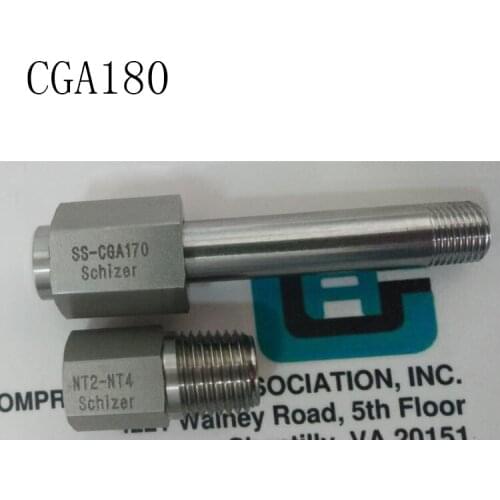 CGA170,CGA180 cylinder valve connector-SUS316L