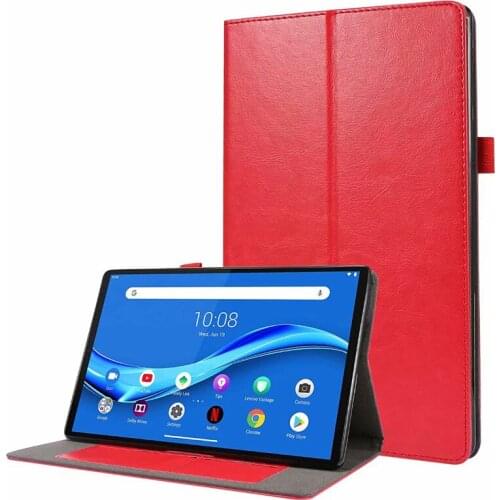 PU Leather Case for Lenovo Tab M10 FHD Plus TB-X606F X606X X606M Stand Cover with card slots