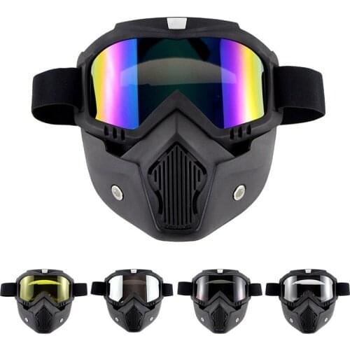 Personalized retro face mask, goggles, cross-country motorcycle racing goggles, outdoor riding glasses, protective glasses