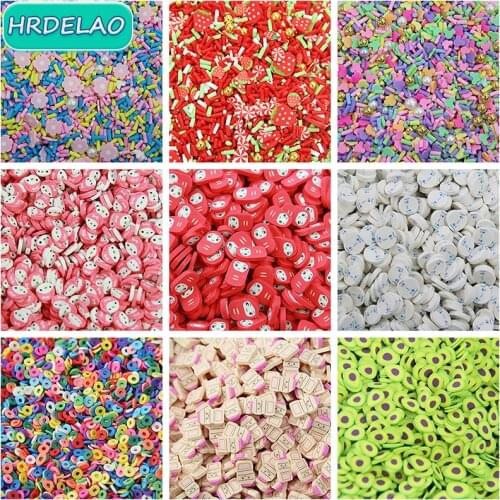 10g Simulation Fruit Slices Decor Additives For DIY Slimes Filler Supplies Charms Clay Accessories Avocado For Nail Art Toy Gift
