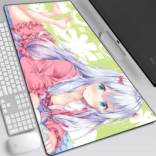 Anime Teacher Eromanga Xxl Mouse Pad Gamers Animation Table Laptop Notebook Mat Keyboard Mat Sexy Girl Padmouse
