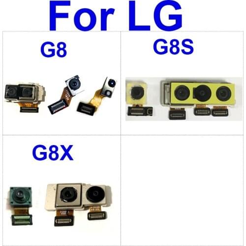 Front Facing & Rear Main Camera Module For LG G8 ThinaQ G820N G820V G820QM Small & Back Big Camera Replacement Parts