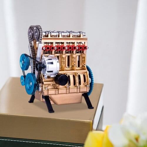 Minaiture Resin Engine Ornaments Engine Models Industrial Style Art Ornament Creative for Men Sculpture Office Gifts