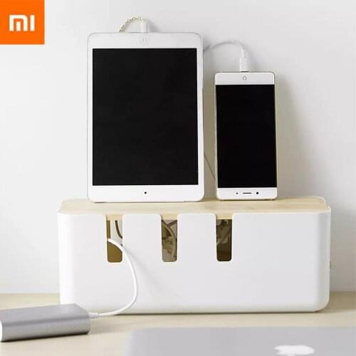 New Xiaomi Bcase Power Strip Storage Box Anti-Dust Charger Socket Organizer Network Line Charger Wire Management