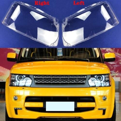 For LAND ROVER RANGE ROVER SPORT Car Front Headlight Cover Lens Glass Lampshade Bright Head Light Caps Lamp Shell 2010-2012