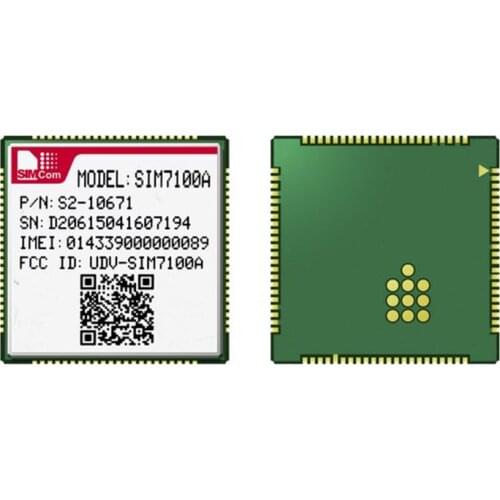 SIMCOM SIM7100A LTE Cat-3 Module LCC type Quad-Band LTE-FDD B2/B4/B5/B17 Dual-Band UMTS/HSDPA/HSPA+ B2/B5