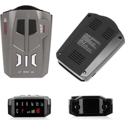 V9 Car radar Detector English Russian Auto Vehicle Speed Voice Alert Warning Speed Control X K Ka Band Auto Accessories