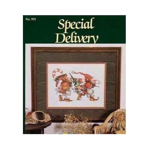 Top Quality Beautiful Lovely Counted Cross Stitch Kit Delivery Angel Fairy with Walking Stick 38X29CM, 14CT 86