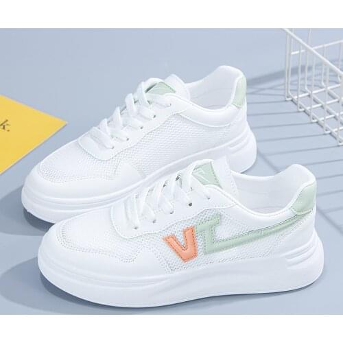 2021 New Women Sneakers White Tennis Women Shoes Canvas Slip on Female Row Shoes Platform Flats Casual Ladies Vulcanize Shoes