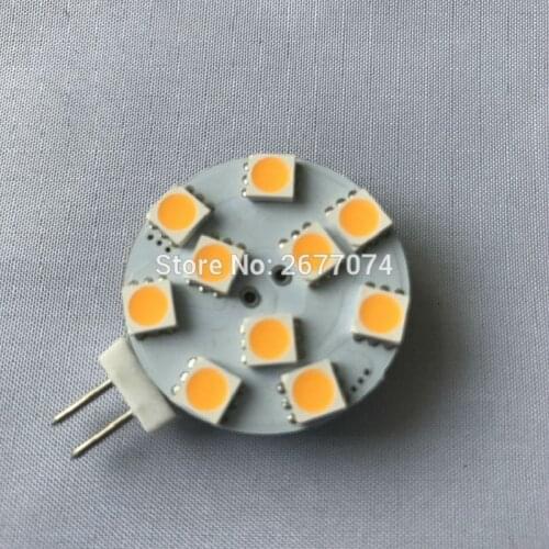 1.5W led light led lamp light g4 led warm white G4 10 leds 5050 DC10-30V and AC8-18V LED Bi-pin Lights 1PCS JTFL162-1