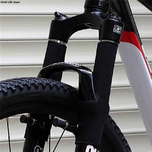 1 Pair Bicycle Frame Chain Protector Cycling MTB Bike Front Fork Protective Pad Guard Wrap Cover Set Bicycle Accessories