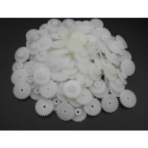 100PC 0.5 Modulus 0.5M Double Gear Reduction Bilayer Gears 32 Teeth 12 Teeth Aperture 2MM 2.05mm 2B Loose Fitting 32T 12T 32122B