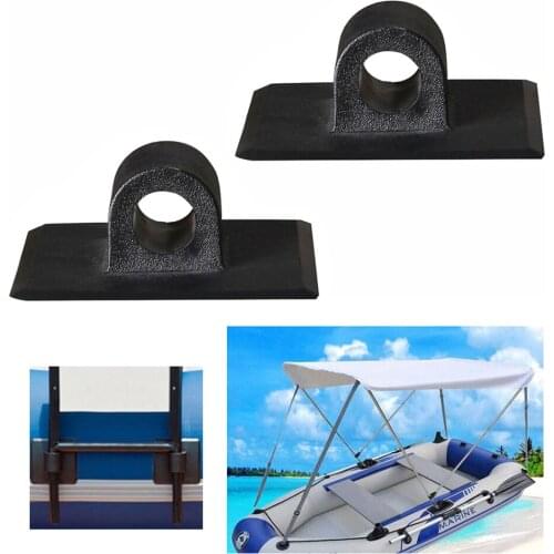 2Pcs Dinghy Inflatable Boats Kayak Motor Engine Mount Holders Handle Ring Fix Hook Square Buckle Canoe Engine Stand Accessories