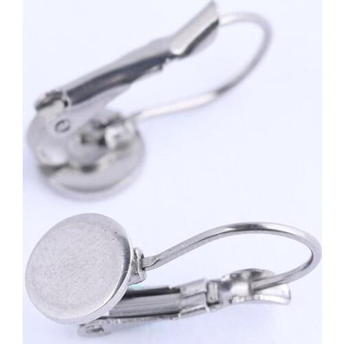 20pcs stainless steel leverback earring findings diy accessories for earrings jewelry making