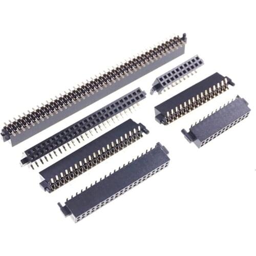 50 Sets 1.27 mm Board to Board Connector 10 20 24 30 40 44 50 60 80 100 Pin Male Female Plug Socket SMT Type 0.050" BTB Dual Row