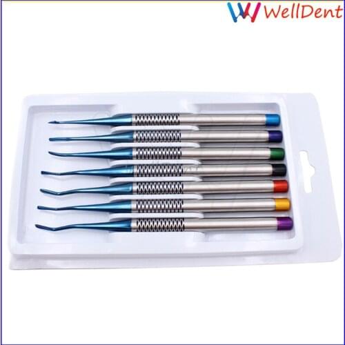 7pcs/set Dental minimally elevator Dental Instrument Titanium alloy Import extraction knife dental implant Dental Lab