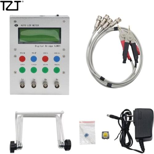 TZT Auto LCR Meter Digital Bridge Resistance Capacitance Inductance ESR Meter 0.3
