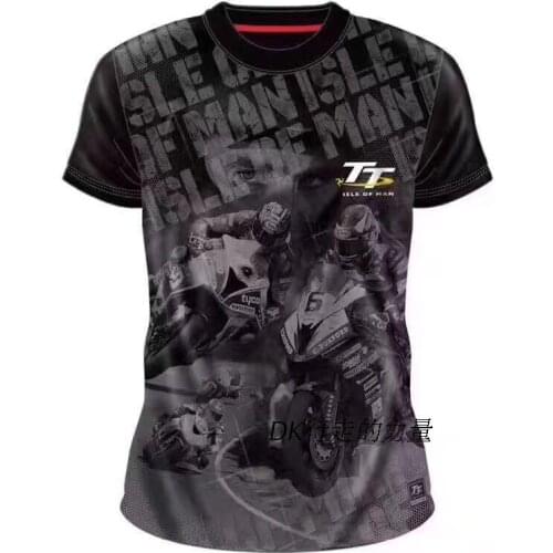 Free Shipping Moto GP ISLE OF MAN TT T-Shirt Team Racing Road Race Wear Off-Road MX ATV Quick