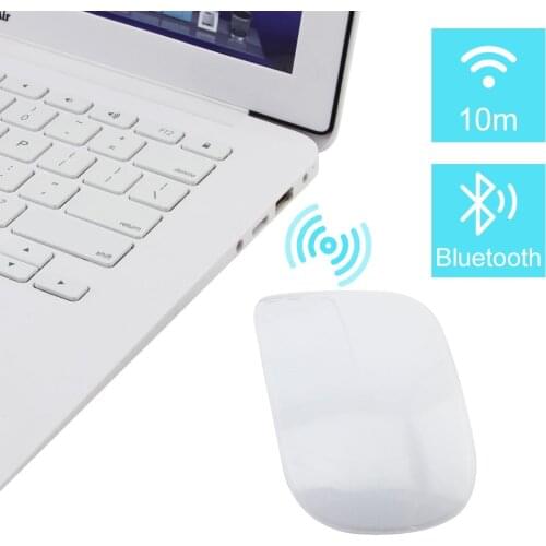 Wireless Bluetooth 5.0 Mouse Rechargeable Ultra-thin Arc Touch Mause Silent Ergonomic Portable Mice With Mouse Pad For Apple PC