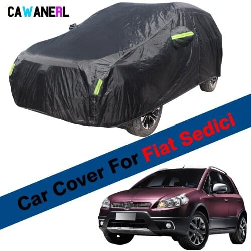 Full Car Cover Waterproof Anti-UV Sun Shade Rain Snow Dust Resistant SUV Cover For Fiat Sedici