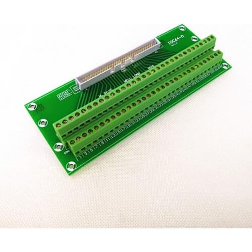 DC3 64P 2x32Pins Header Breakout Board, Terminal Block, Connector