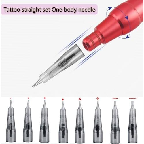 20PCS Tattoo Needle Permanent Makeup Needles Tattoo Machine Kit needle cartridges Eyebrow Lip Eyeliner pen Needle 1R 3R 5R 5F 7F