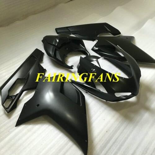 Injection Fairings bodywork for DUCATI 848 1098 1198 08 09 10 11 12 ducati 1098 1198 2008 2012 All Black Fairing kit+gifts DC25