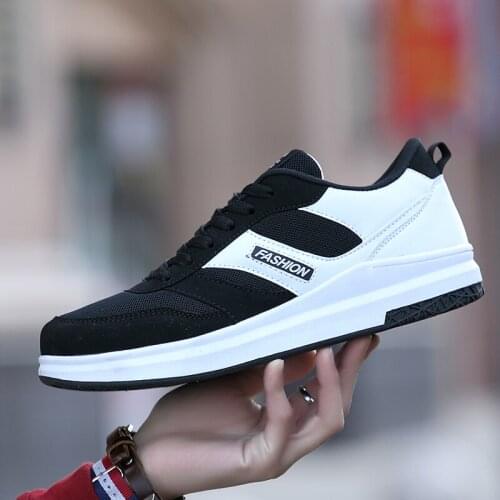 Mens Summer Breathable Shoes 2019 New Tide Shoes Korean Version Of The Trend Of Casual Wild Increase Canvas Shoes