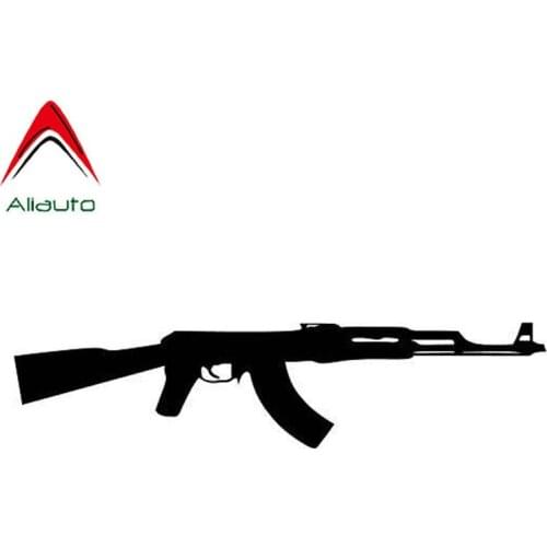 Aliauto Fashion Car Sticker AK-47 Kalashnikov Automobiles Motorcycle Accessories Vinyl Decal for Suzuki Peugeot Skoda,15cm*4cm