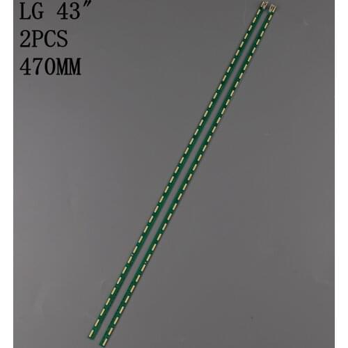 New set 2pcs 36LED led lighting strip for LG 43LF5400 43LF5900 43UF9000 43LF5410 43UF9000 MAK63207801 in G1GAN01-0794A 0793A