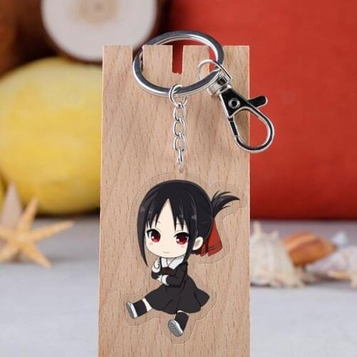 1 Pc New Cute Anime Kaguya-sama: Love Is War Keychain Cartoon Figure Acrylic Pendant Keyring Figure Toys Kids Gift
