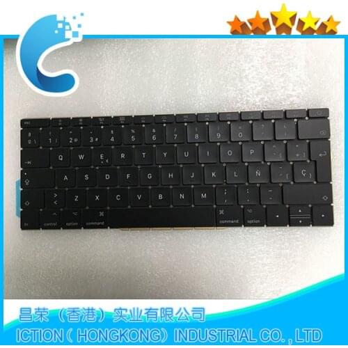 Genuine New Laptop A1708 Spanish Keyboard for Macbook Pro 13.3" Retina A1708 Keyboard Spain Late 2016 Mid 2017 Year MLL42 MPXQ2