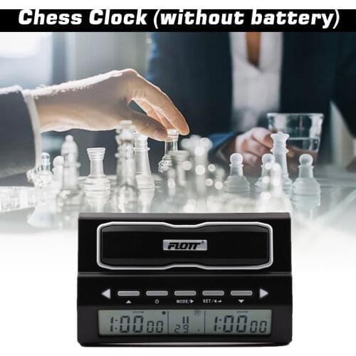 Chess Clocks Professional Portable Digital Chess Board Competition Count Up Down Chess Games Electronic Alarm Stop Timer