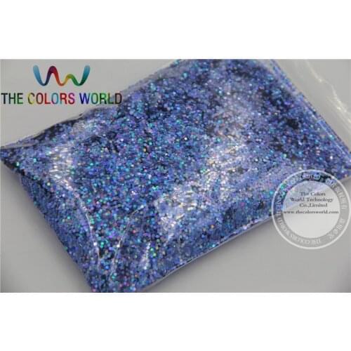 1.0MM Laser Dark Blue Color Glitter Powder for nail or Other Decoration