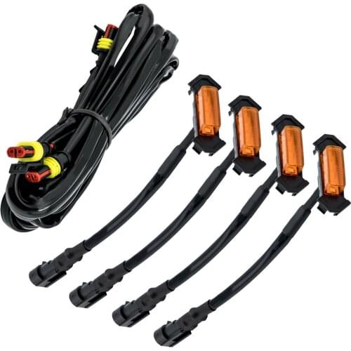 1 Set Front Grille Marker Light LED Lamp Plug Play DRL ABS Fit for Toyota RAV4 2019 2020 2021 High Quality